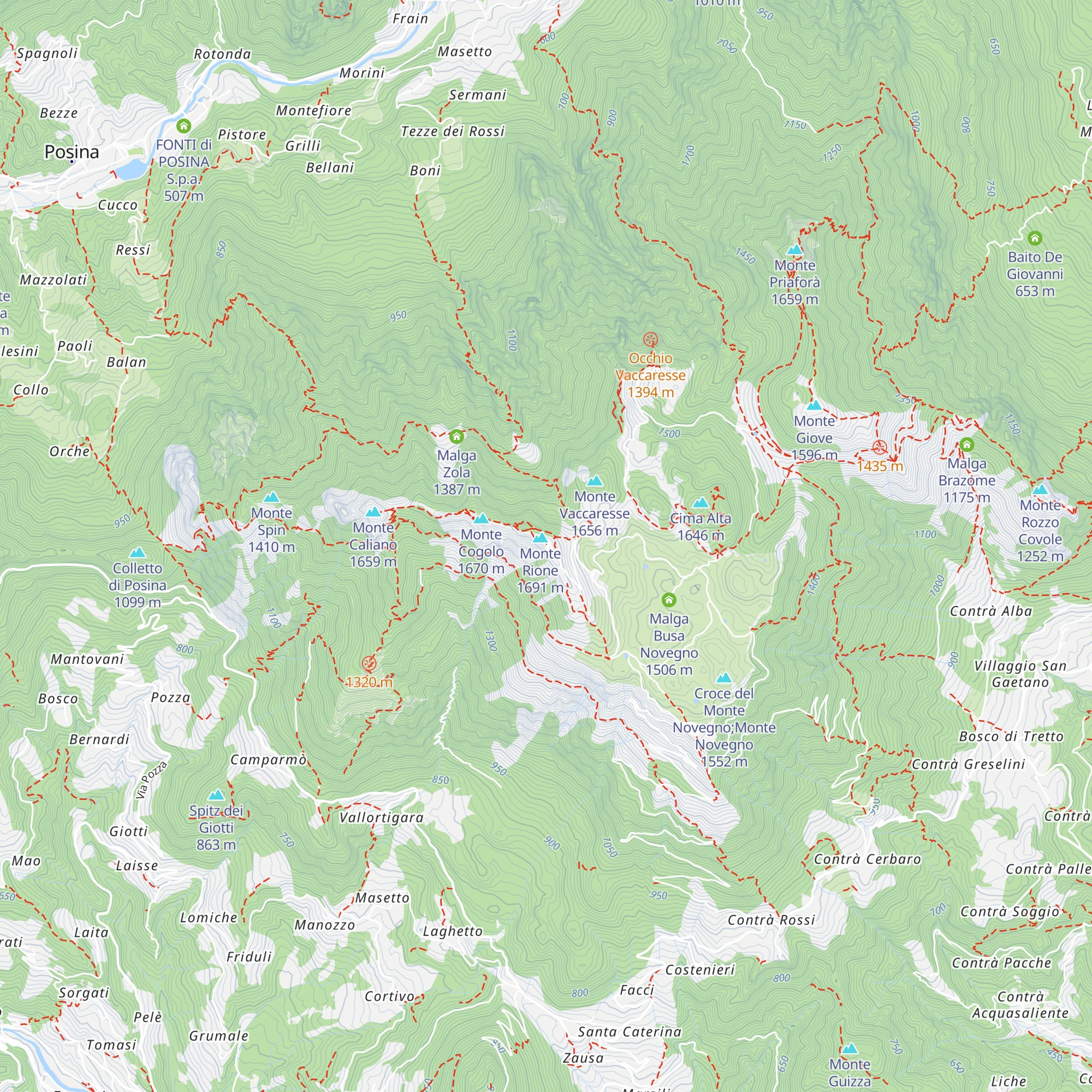 Forte Rione map