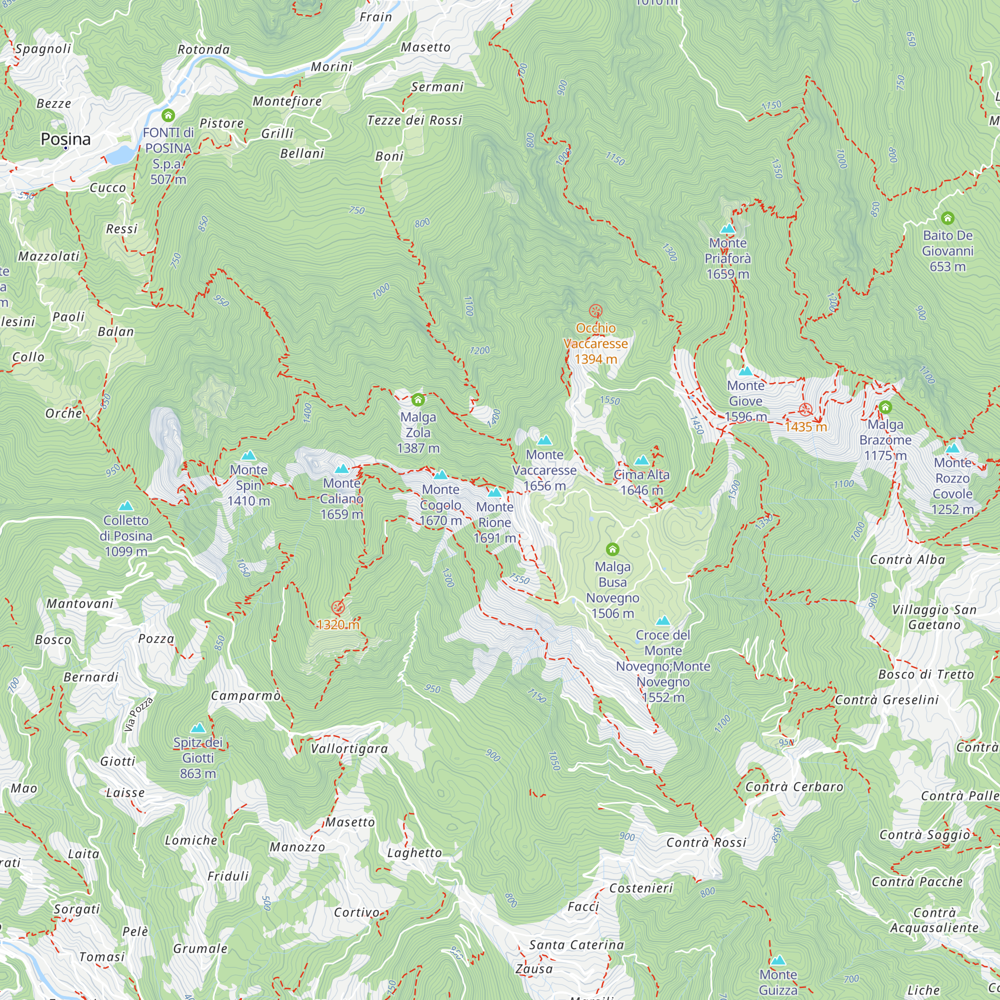Forte Rione map