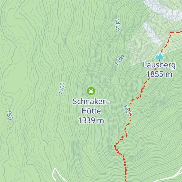 Map of Schnaken-Hütte