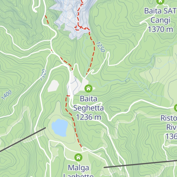 Map of Baita Seghetta