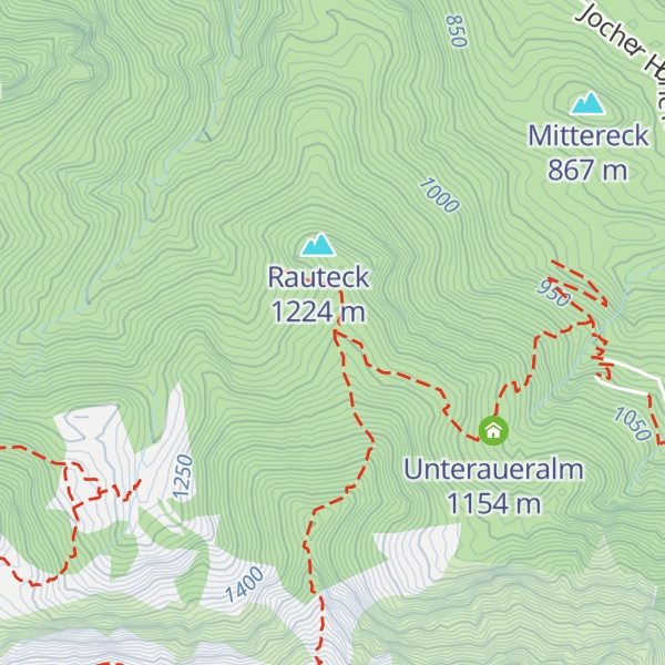 Map of Rauteckalm