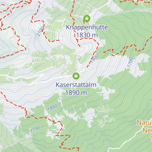 Map of Kaserstattalm