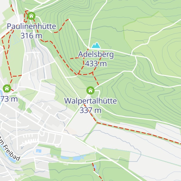 Map of Walpertalhütte