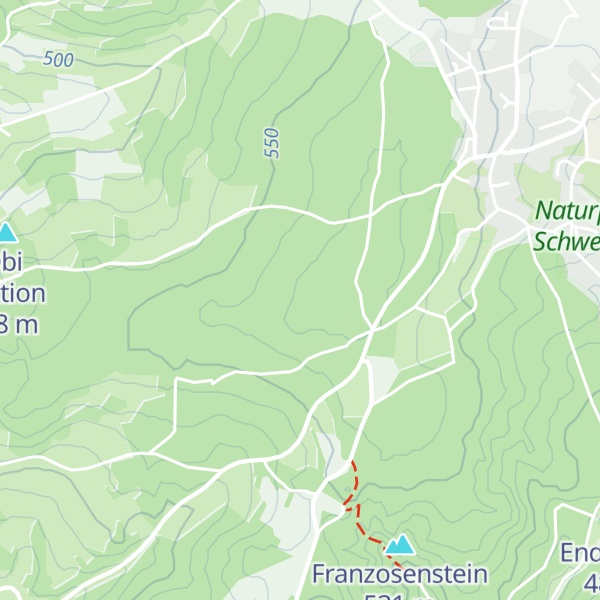 Map of Hahnenstein