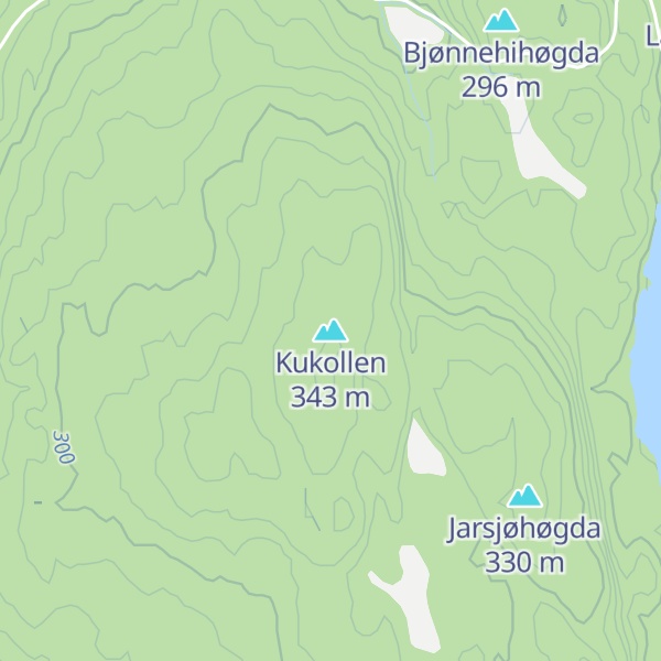 Map of Kukollen