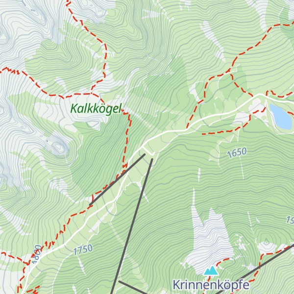 Map of Schlicker Alm
