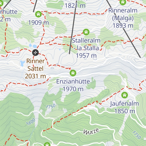 Map of Enzianhütte