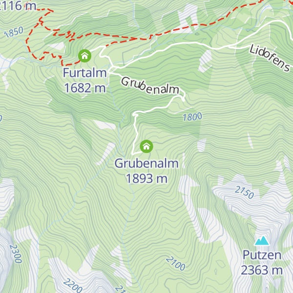 Map of Grubenalm