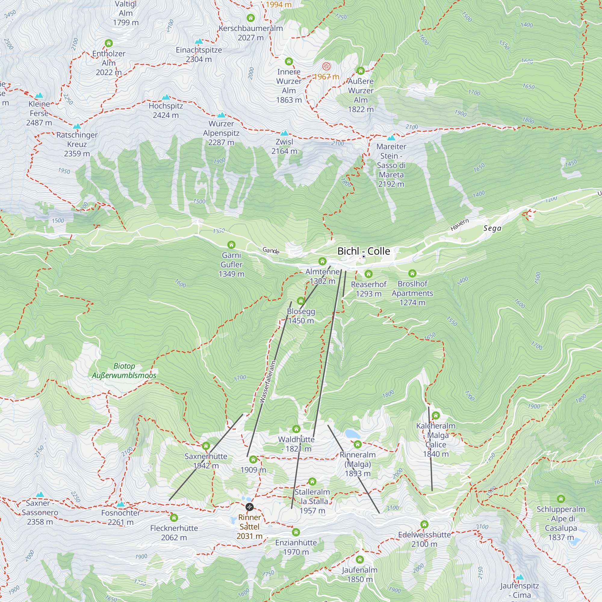 Blosegg map