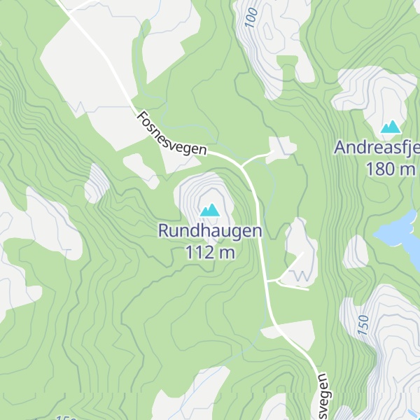 Map of Rundhaugen