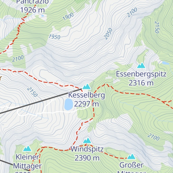 Map of Kesselberg