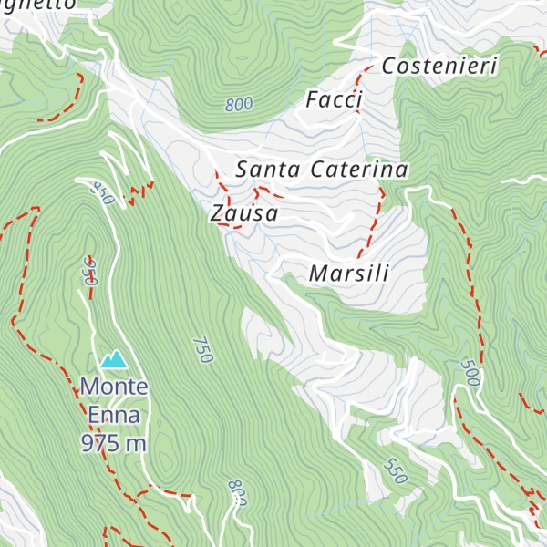 Map of ex Mulino Costa