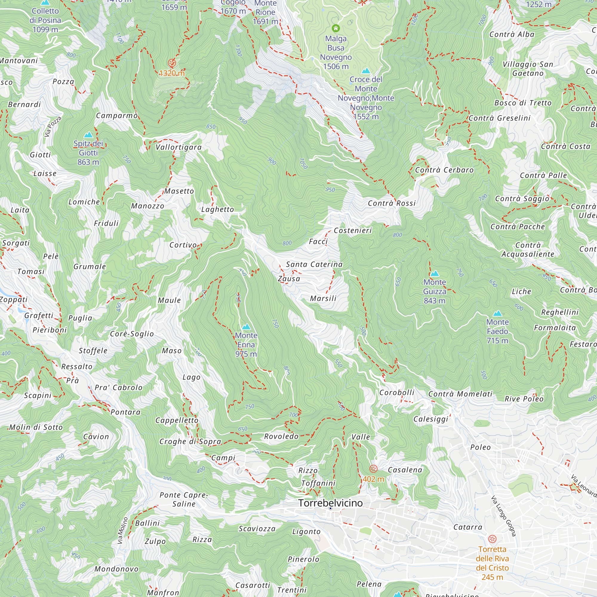 ex Mulino Costa map