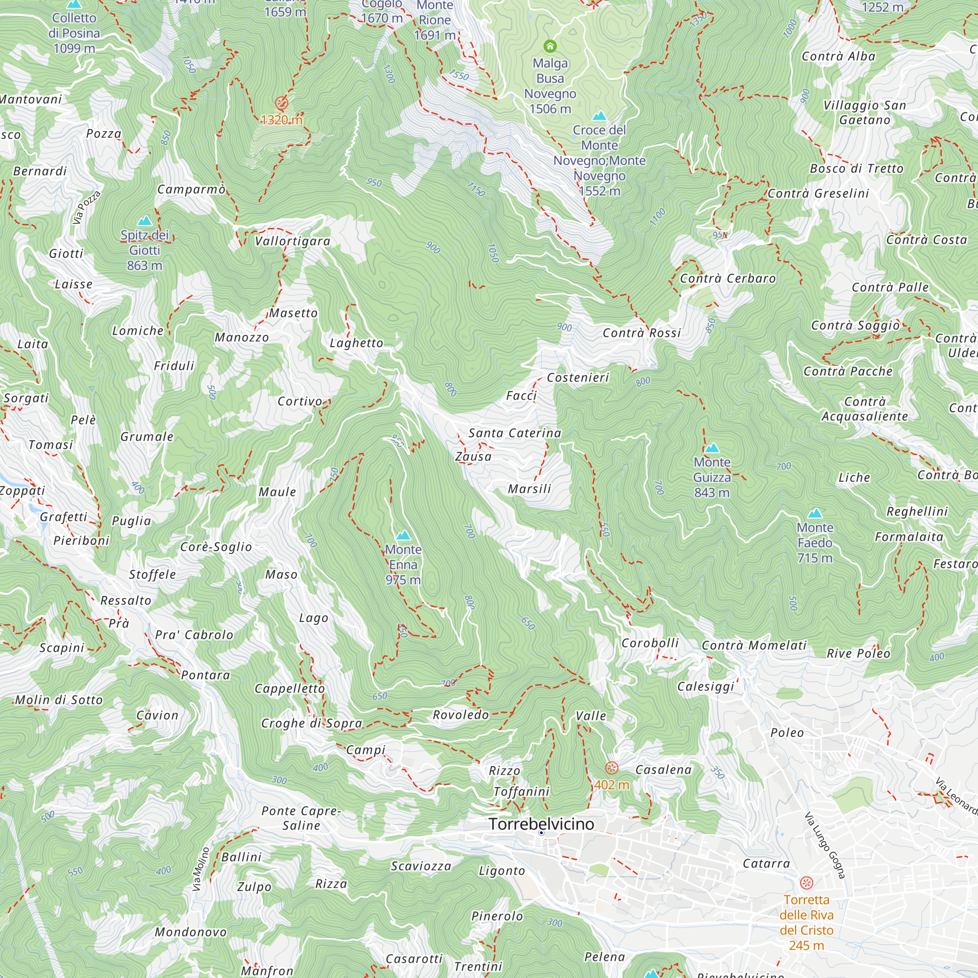 ex Mulino Costa map