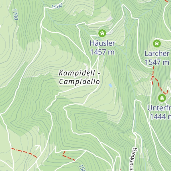 Map of Milchhaus