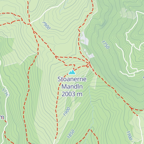 Map of Stoanerne Mandln