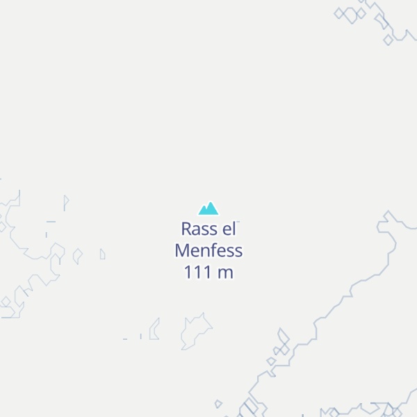 Map of Rass el Menfess