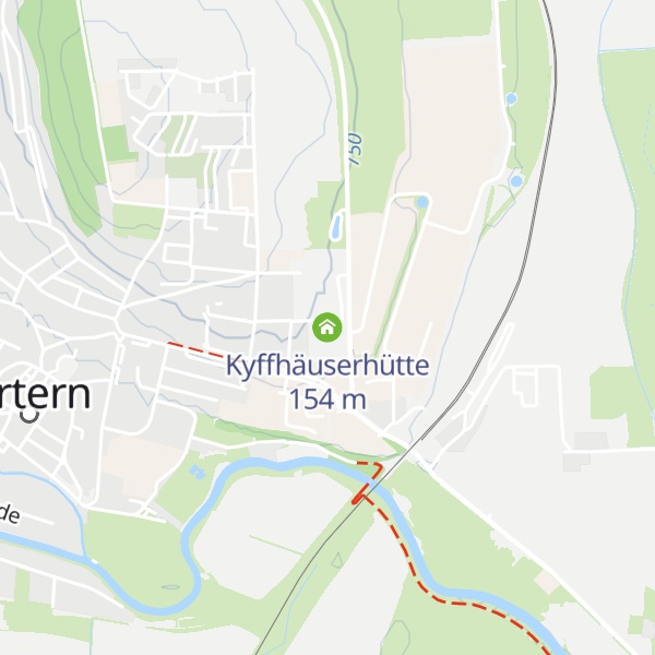 Map of Kyffhäuserhütte