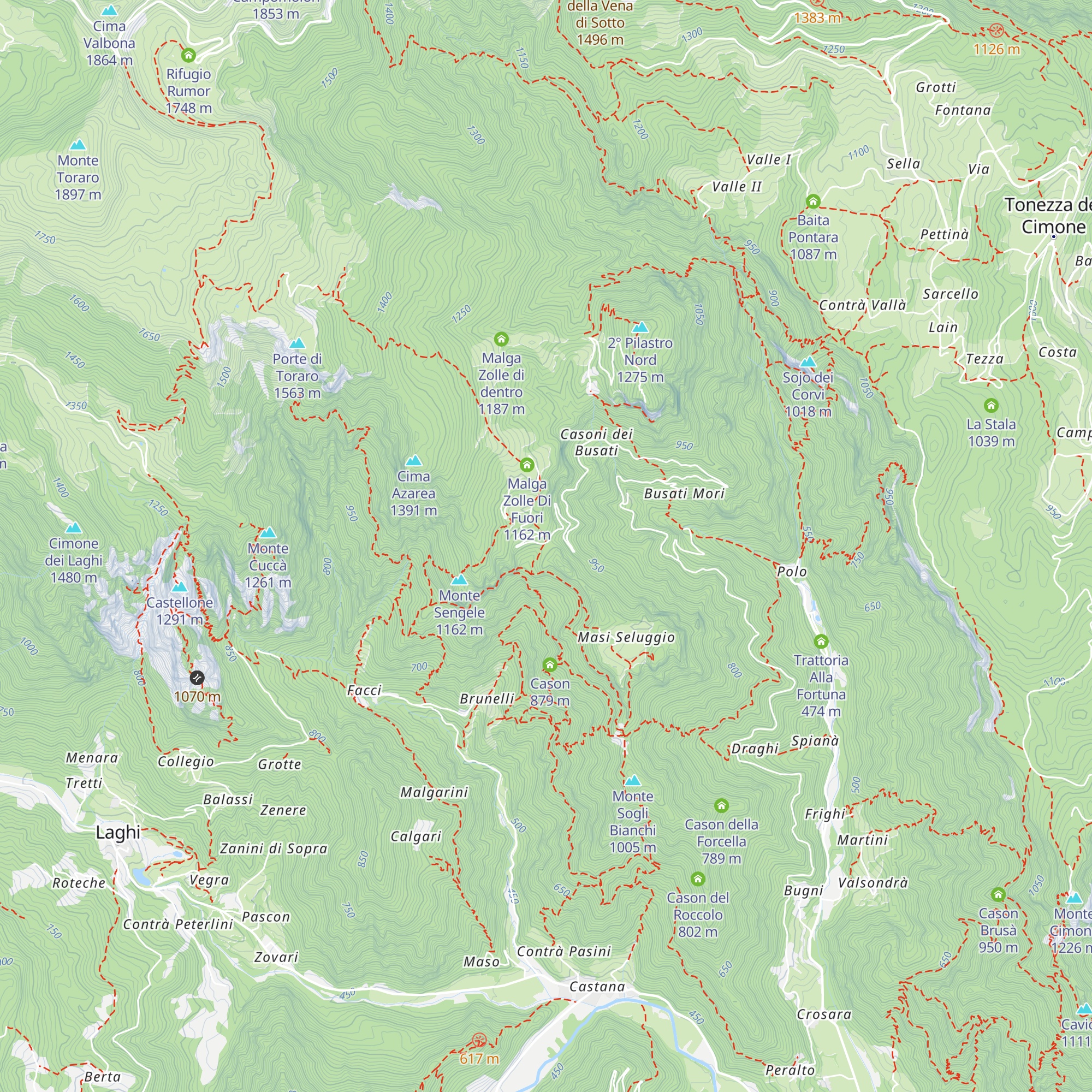 Stalle Campiello map