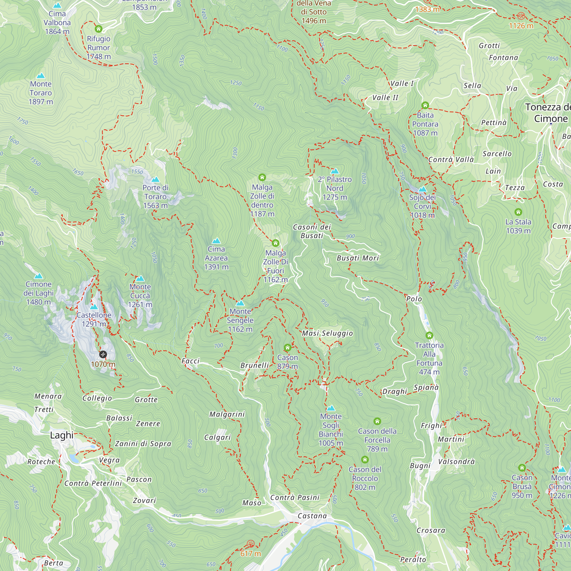 Stalle Campiello map