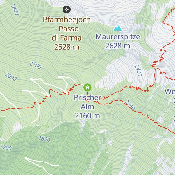 Map of Prischer Alm