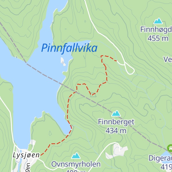 Map of Storvasaberget