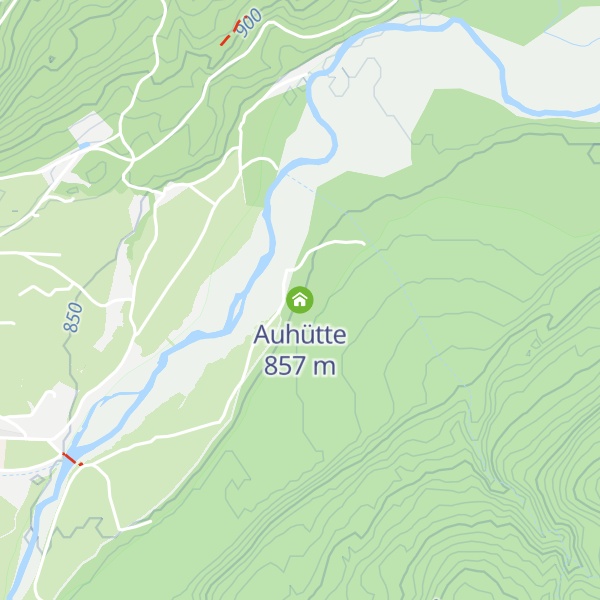 Map of Auhütte