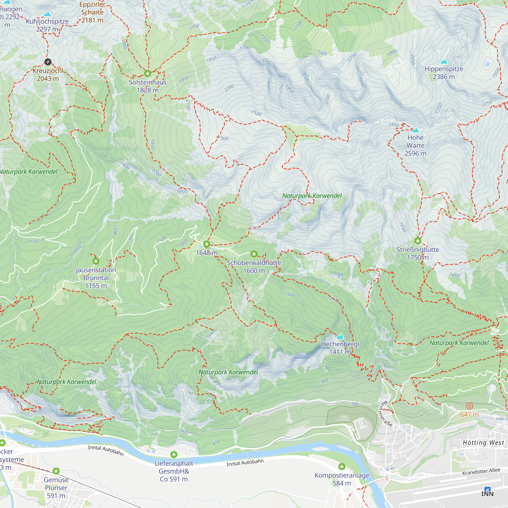 Schoberwaldhütte map