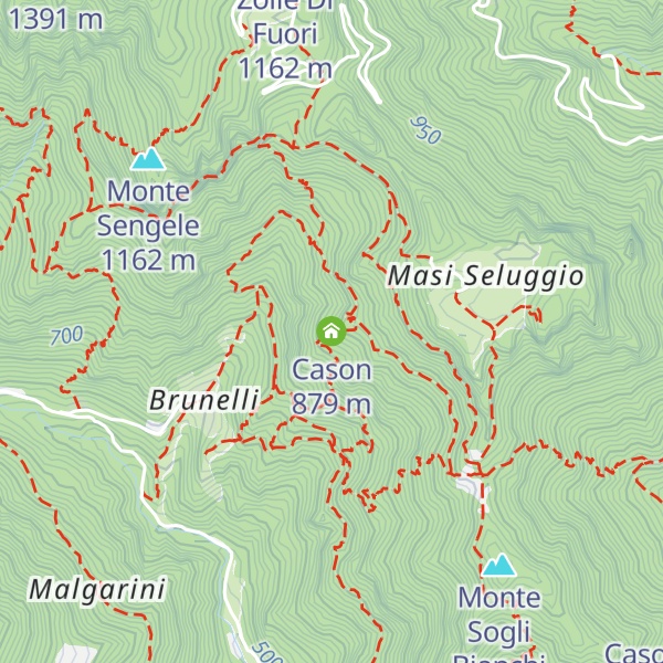 Map of Cason