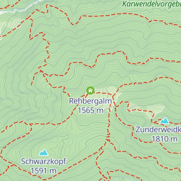 Map of Rehbergalm