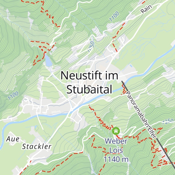 Map of Bergführer Büro Stubai-Alpin / Schischule
