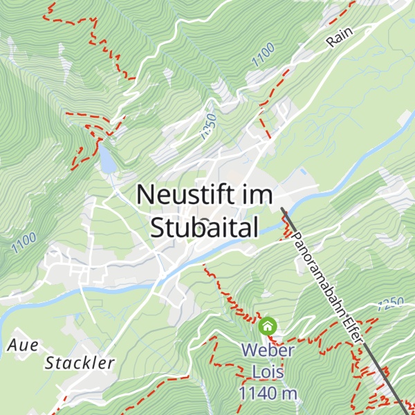 Map of Tourist Information Stubai Tirol
