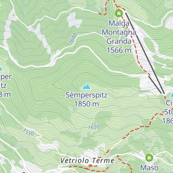 Map of Sèmperspitz