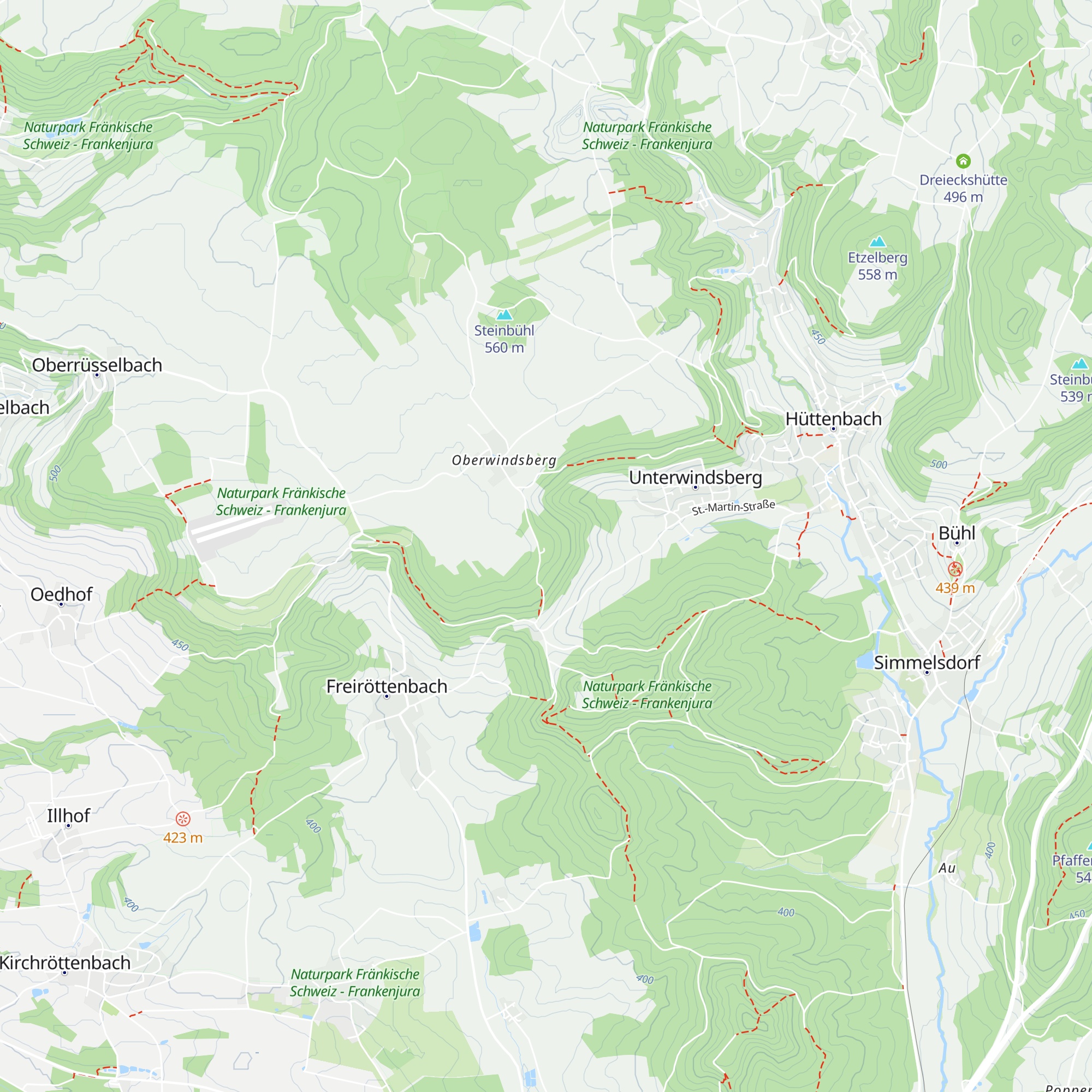 Wetterstoaner Hütte map