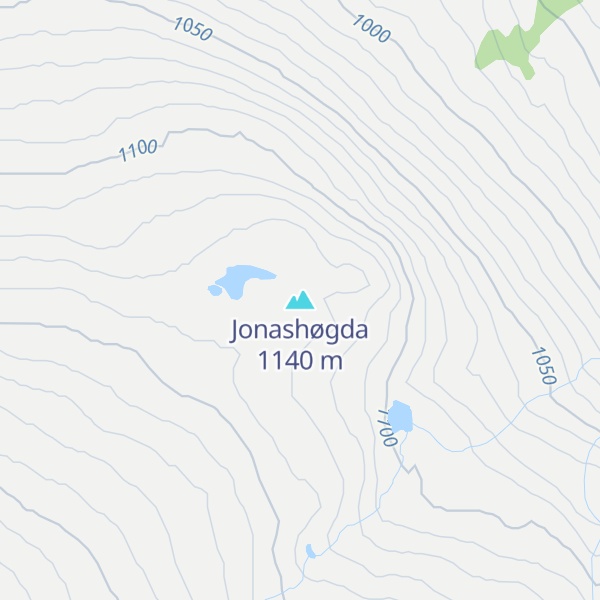 Map of Jonashøgda