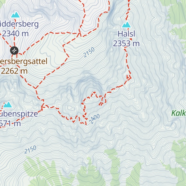 Map of Marchreisenspitze