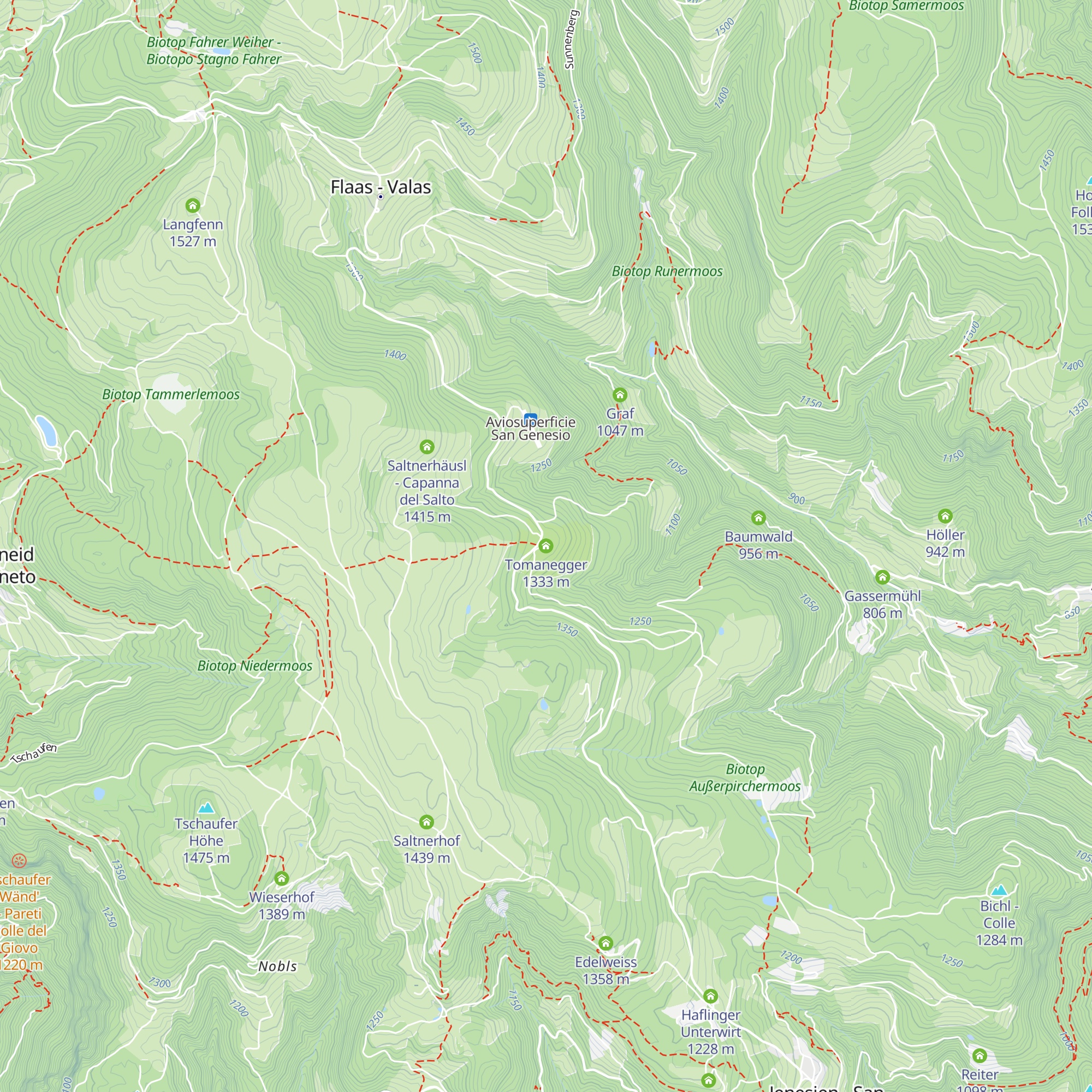 Tomanegger map
