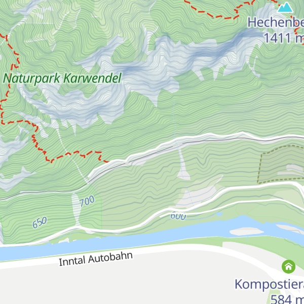 Map of Wächterhaus Ausweiche-Martinswand