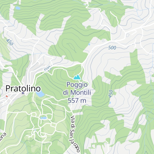 Map of Poggio di Montili