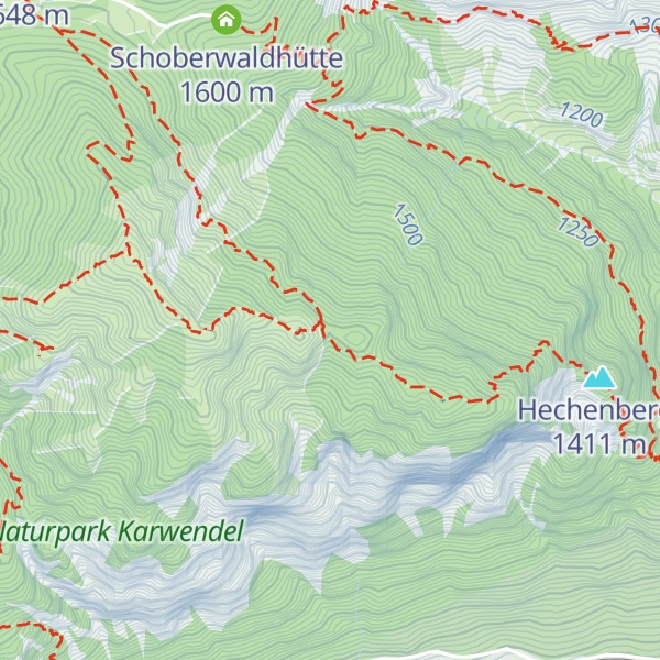 Map of Hütteneckele