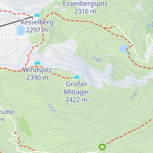 Map of Großer Mittager