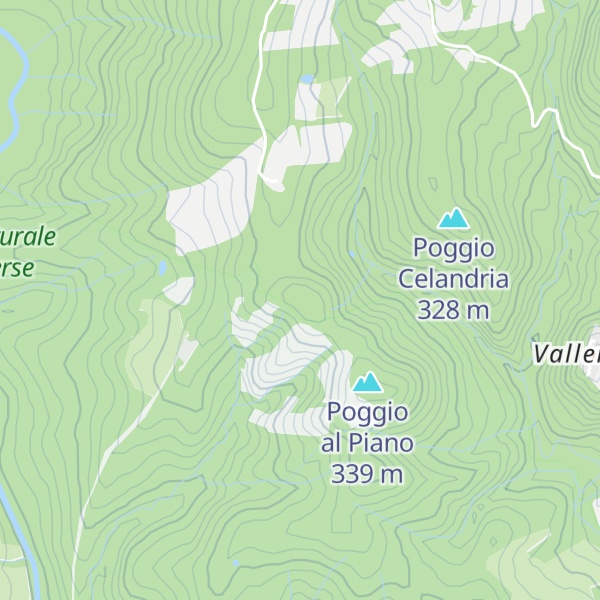 Map of Poggio la Croce