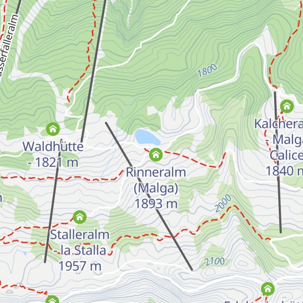 Map of Malga Sociale