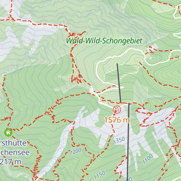 Map of Herzogstandhaus