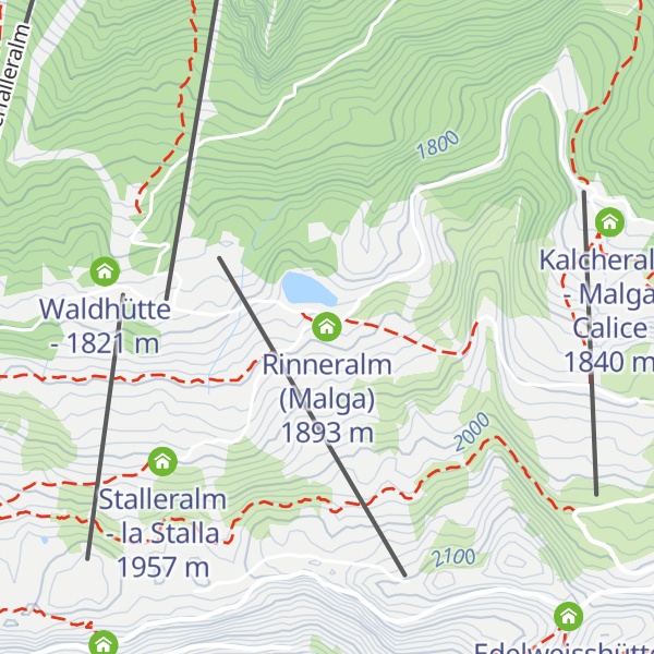 Map of Rinneralm (Malga)