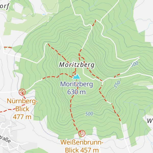 Map of Moritzberg