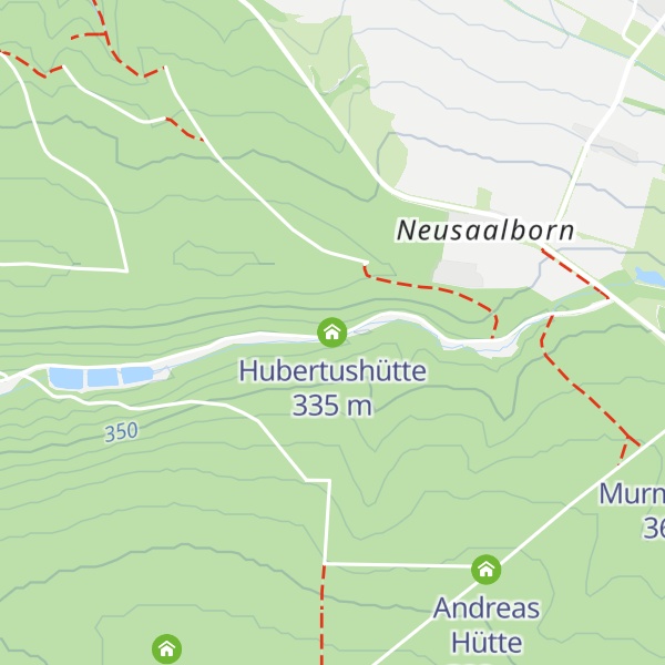 Map of Hubertushütte