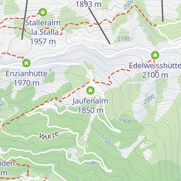 Map of Jaufenalm