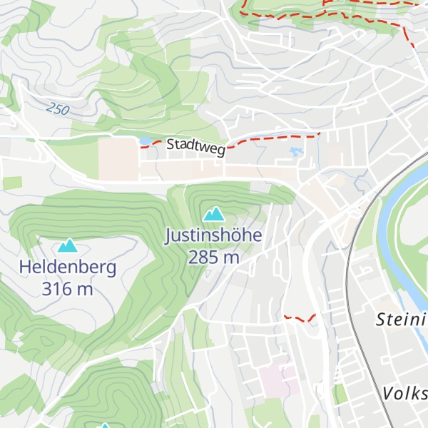 Map of Justinshöhe