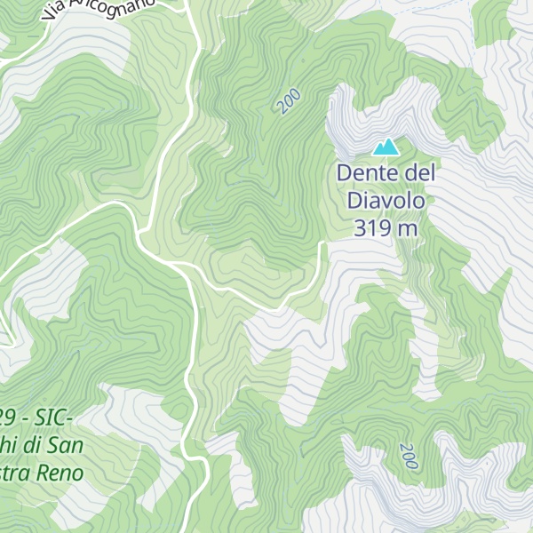 Map of Monte Samorrè